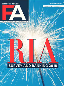 Financial Advisor magazine Top RIAs 2018